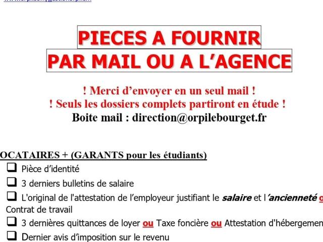 Appartement à louer 3 pièces
