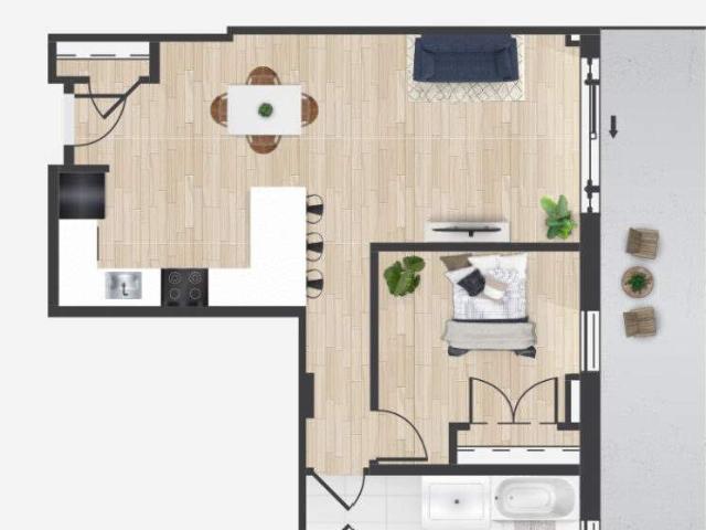 Appartement à Louer 75 Rue Principale Gatineau, Aylmer Gatineau 1 photos | Logis Québec
