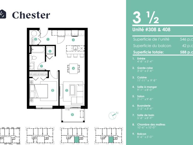 Appartement à Louer 82,Rue Dalhousie, Huntingdon 3 photos | Logis Québec