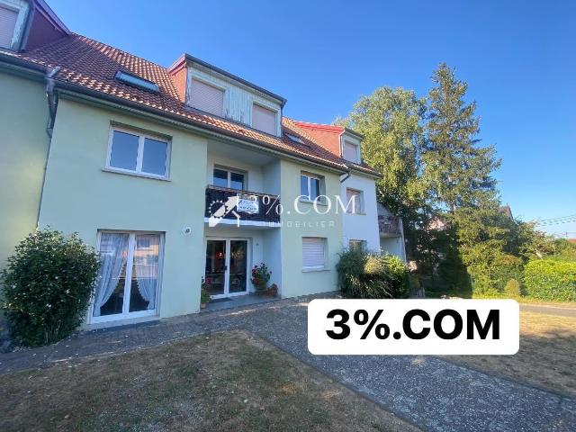 3%.COM Appartement F2 avec balcon et cave