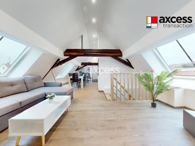 Appartement 101m² au sol, balcon