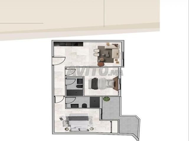 Appartement à vendre 55 m² à Casablanca