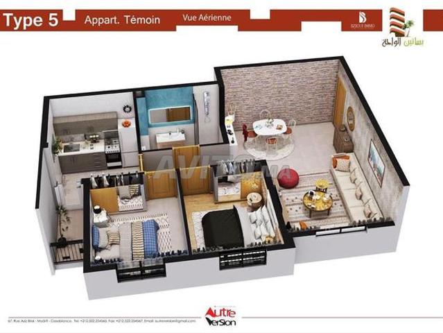 Appartement à vendre 55 m² à Marrakech