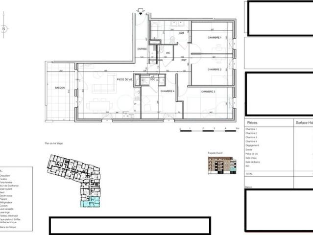 appartement à vendre 5 pièces BOURG EN BRESSE 01