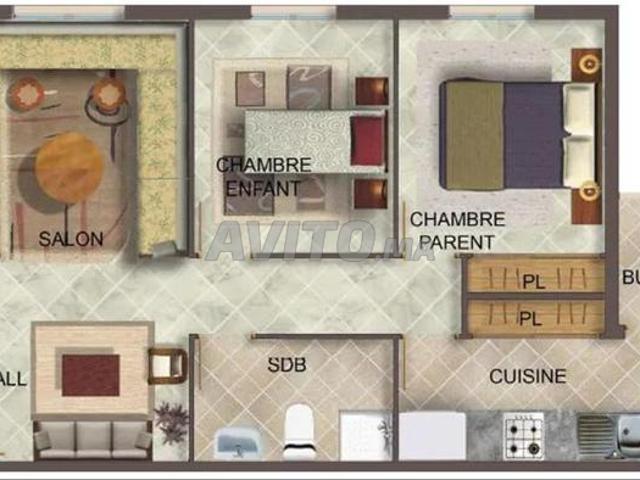 Appartement à vendre 64 m² à Berkane