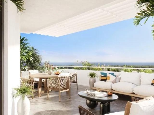 APPARTEMENT T2 48.22m² vue mer dans résidence avec piscine