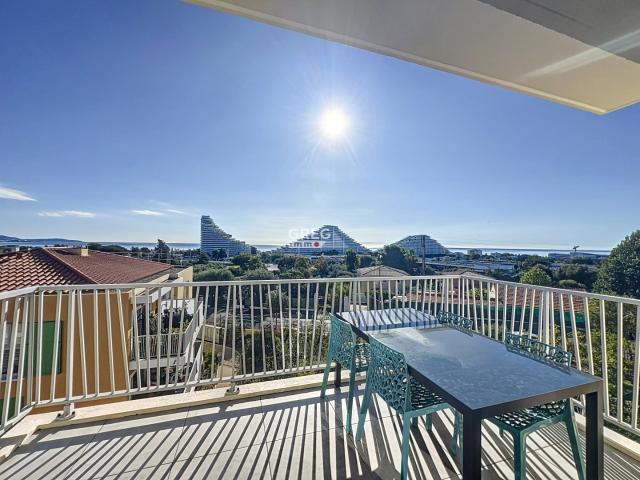 Superbe Appartement 3 Pièces Traversant de 61 m² avec Vue Mer Pa