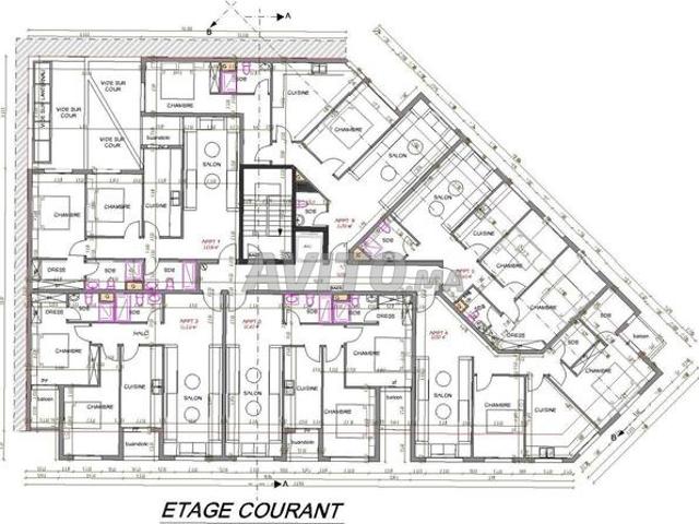 Appartement à vendre 70 m² à Kénitra