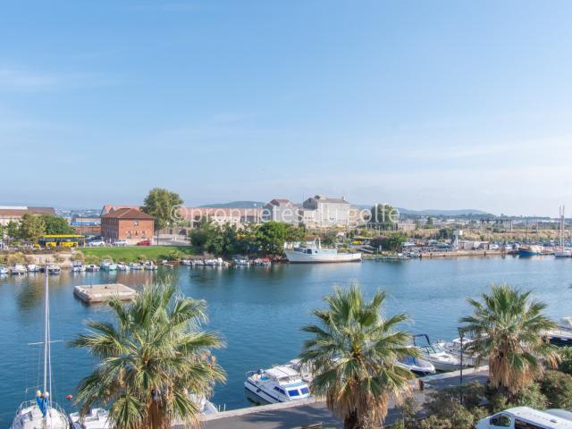 Sète, bel appartement 4 pièces avec vues sur canaux