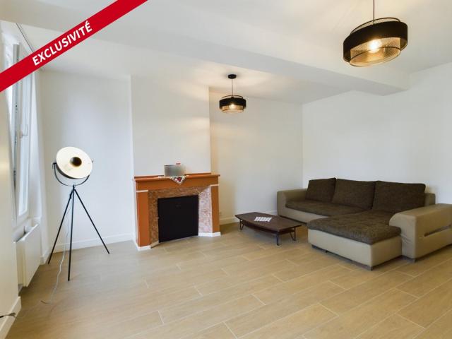 Appartement en RdC, entièrement rénové, 85 m², 3 chambres