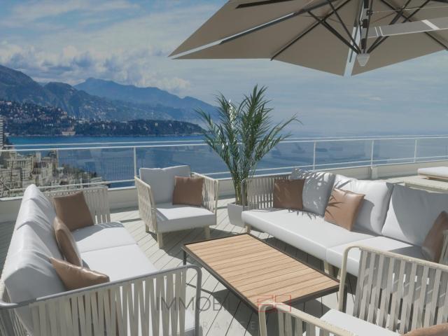 4 PIÈCES PENTHOUSE À RÉNOVER DANS RÉSIDENCE STANDING AVEC PISCI