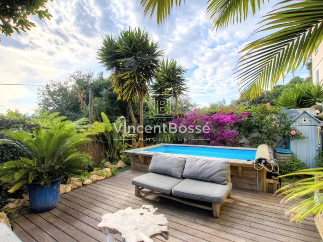NICE MONT BORON APPARTEMENT VILLA 4 P JARDIN