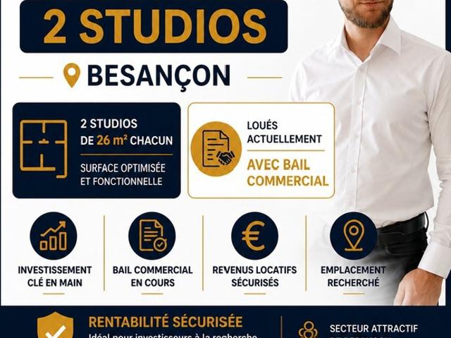 Appartement à vendre 2 pièces BESANCON 25