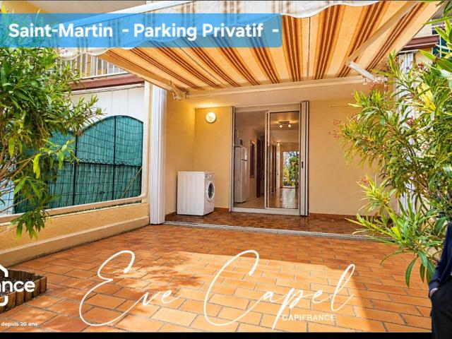Appartement à vendre 2 pièces LE CAP D'AGDE 34, rez de jardin Studio cabine avec parking privatif, quartier Saint Martin