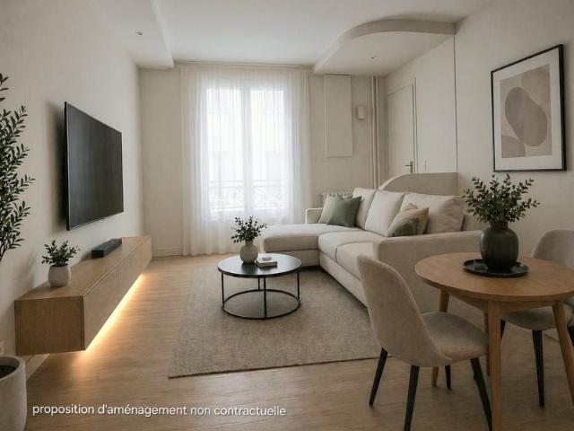 Appartement à vendre 2 pièces Paris 15Eme Arrondissement q. 38m² Paris 15ème