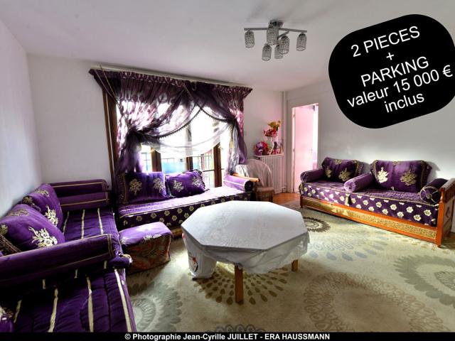 APPARTEMENT 2 PIECES + CAVE + PARKING non obligatoire soit 1