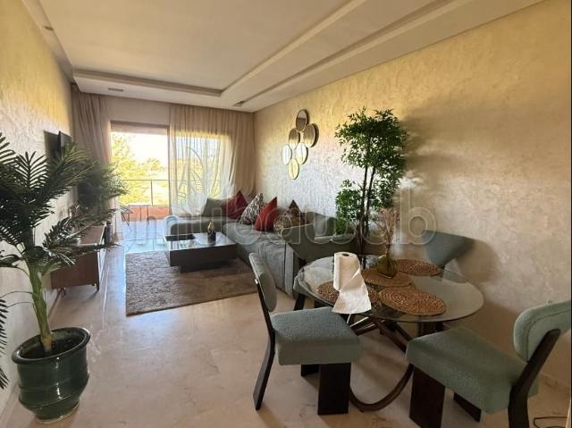 Appartement à vendre à Agdal. 3 pièces confortables. Meublé
