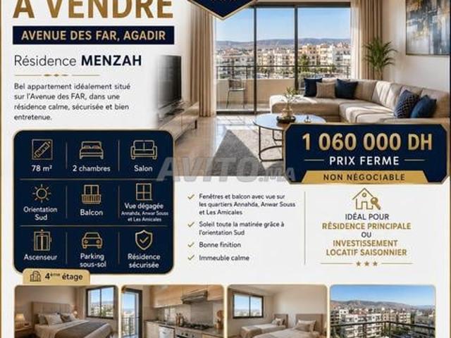 Appartement à vendre – Avenue des FAR, Agadir