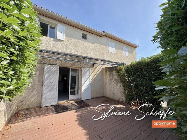 Appartement à vendre en rez de jardin de 77 m² – 2 chambres et bureau – Saint Paul Trois Châteaux