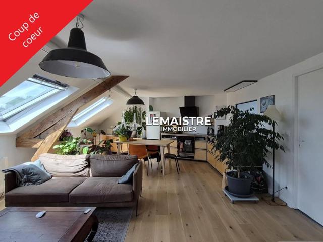 Appartement à vendre Le Havre Observatoire 43 m² Carrez 63.50 m² au sol 1 chambre Dernier étage