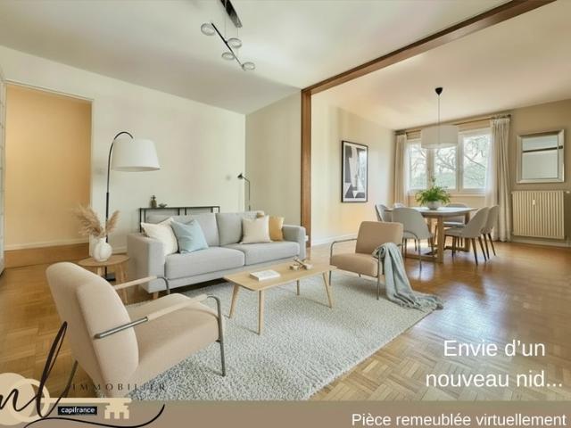 Appartement à vendre, LYON Vaise, 3 pièces, garage, place de stationnement, cave