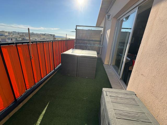 Appartement à vendre Nice 3 pièces 56 m2 dernier étage, terrasse