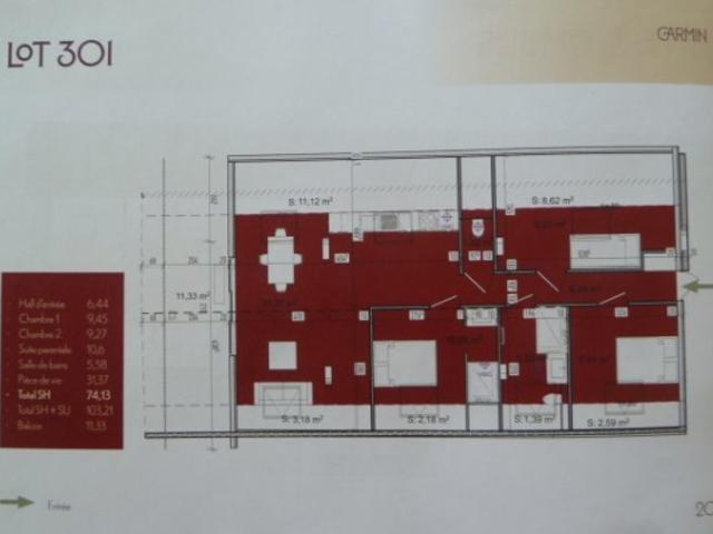 Appartement à vendre Sillingy