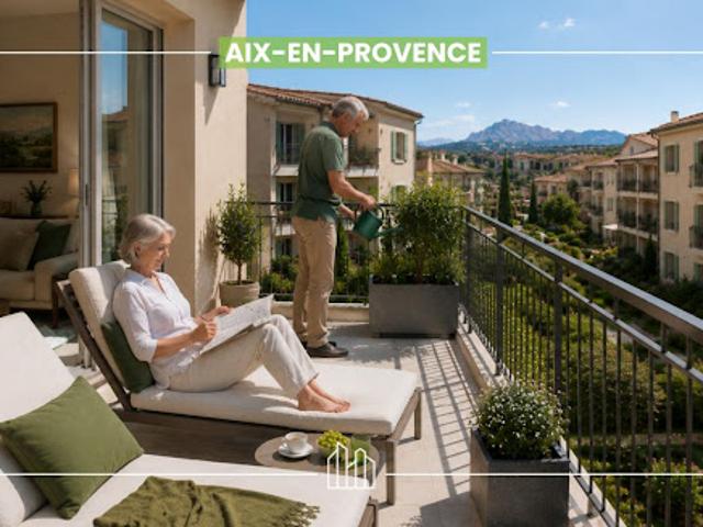 Appartement Aix en Provence 2 pièces RÉSIDENCE ÉVA PROCHE COMMODITÉS