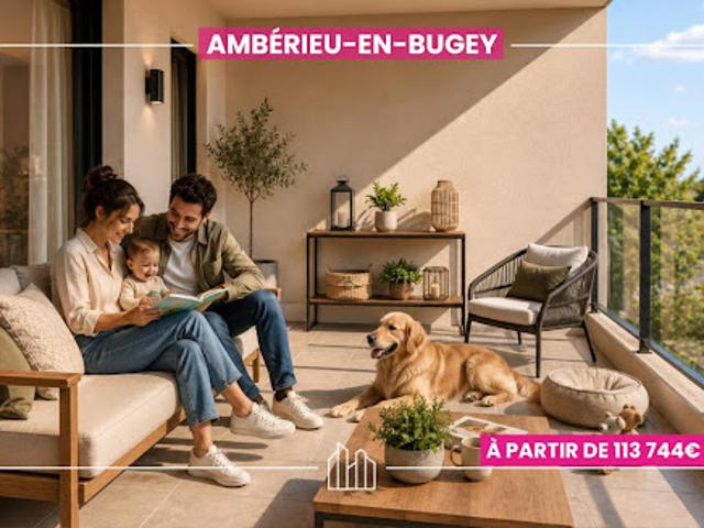 Appartement Amberieu en bugey 3 pièces RÉSIDENCE ÉLIA COEUR DE VILLE