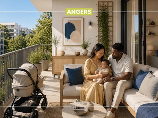 Appartement Angers 3 pièces RÉSIDENCE MILO PROX ÉCOLES