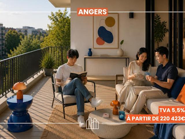 Appartement Angers 3 pièces RÉSIDENCE ALMA PROX COMMERCES