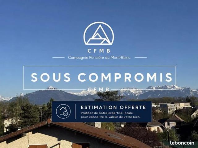 Appartement attique traversant avec terrasse et vue Mont Blanc