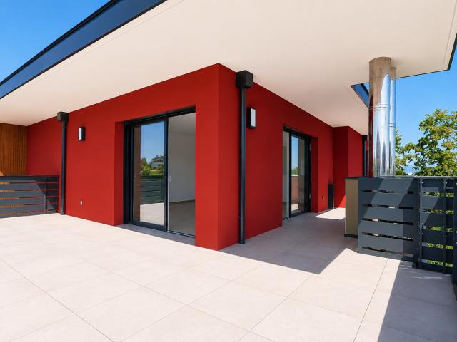 Appartement Attique 4 pièces 90,95m² Terrasse 51m²+ 2 Garage. 91m² Thonon les Bains