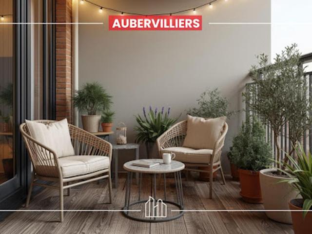 Appartement Aubervilliers 3 pièces CLOS HUGO PROX COMMERCES