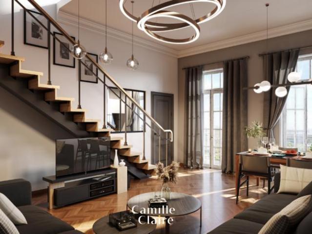 Appartement avec extérieur dans immeuble Haussmannien sur Ma