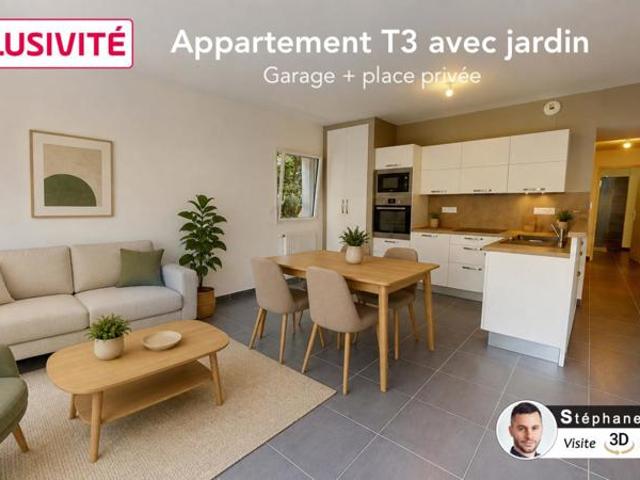 Appartement avec jardin Montélimar 3 pièce s 60 m2