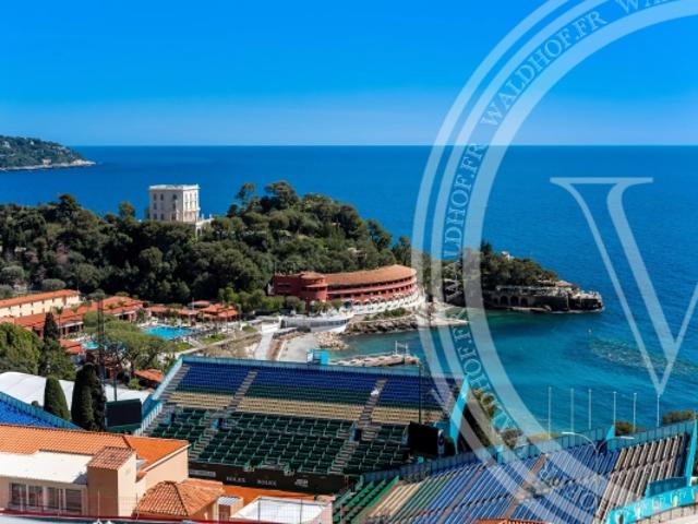 Appartement avec vue panoramique sur la mer à deux pas de Monaco