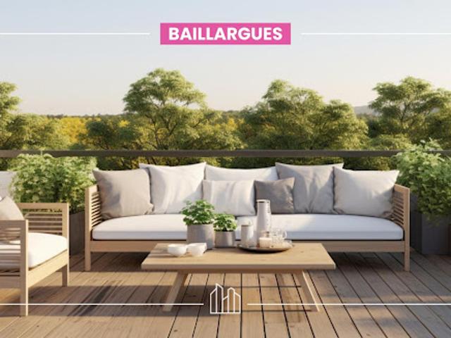 Appartement Baillargues 3 pièces CENTRE VILLE GARE A PROX