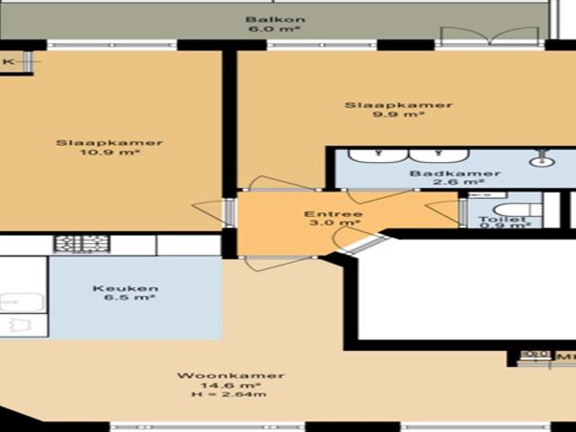 Appartement Balboastraat in Amsterdam