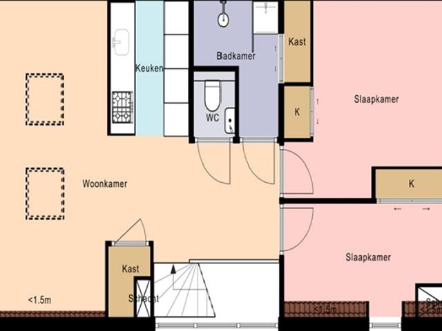Appartement Beeklaan in Den Haag
