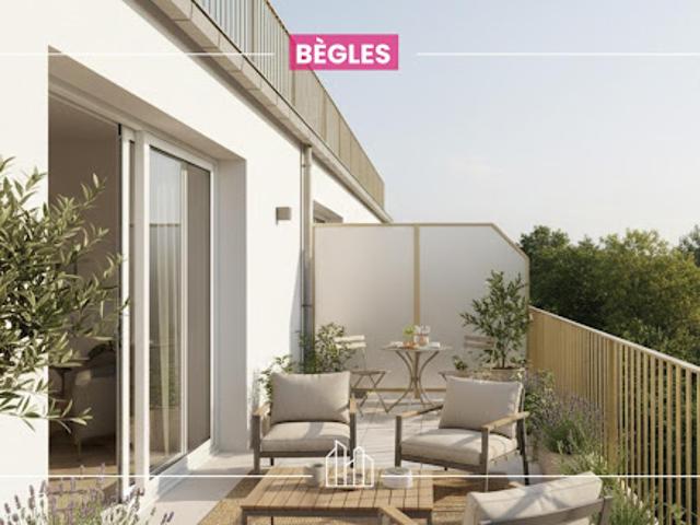Appartement Begles 3 pièces LES JARDINS DES MARRONNIERS RIVES D'ARCINS