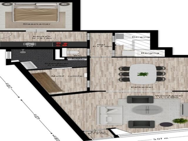 Appartement Bisschopsplein in Utrecht