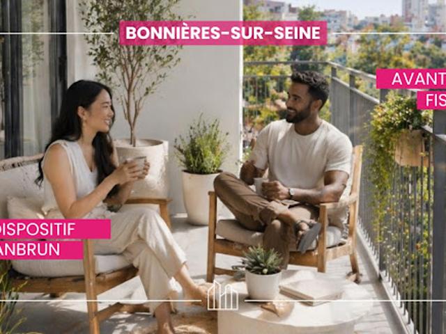 Appartement Bonnières sur Seine 1 pièce RÉSIDENCE CHENEAUX PROX ESPACE VERT