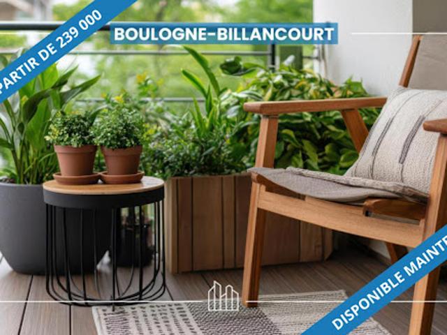 Appartement Boulogne Billancourt 1 pièce BORD DE SEINE PROX COMMERCES
