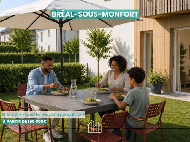Appartement Bréal sous Montfort 2 pièces RÉSIDENCE NOÉLIE PROX COMMODITÉS