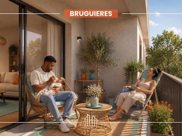 Appartement Bruguières 3 pièces RÉSIDENCE LOUIS PROX COMMERCES