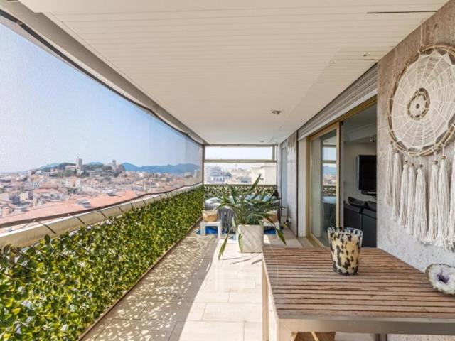 APPARTEMENT CANNES CENTRE 4 PIECES VUE MER PANORAMIQUE