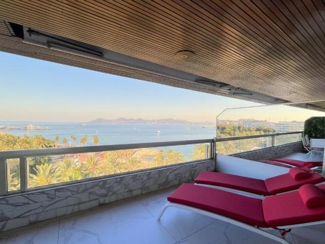 CANNES CROISETTE – 3P D'EXCEPTION – VUE MER PANORAMIQUE