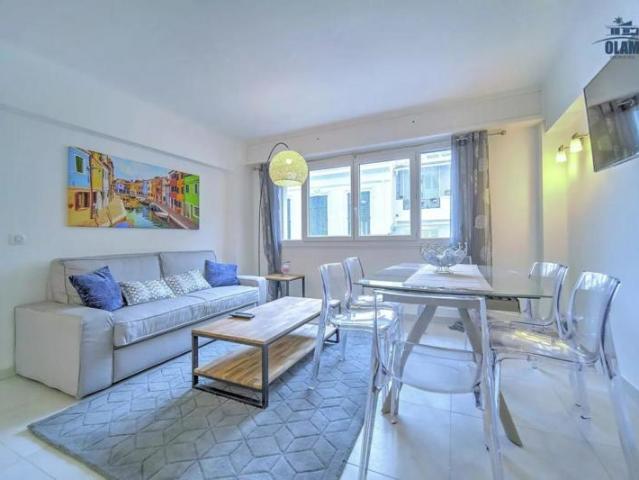 Appartement Cannes: superbe 4 pièces lumineux, résidence avec ascenseur, cuisine ouverte
