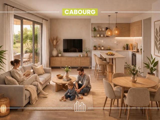 Appartement Cabourg 3 pièces LES JARDINS ALMA PROCHE TRANSPORTS